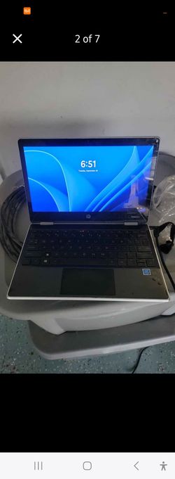 HP Pavillion Windows 11 foldable touch screen laptop - Silver