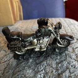 Harley Davidson Motorcycle Figurine