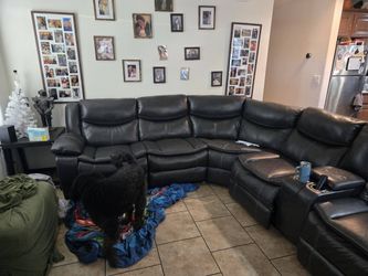 Leather Sectional Couch