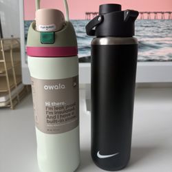 Owala Water Bottle And Nike Water Bottle