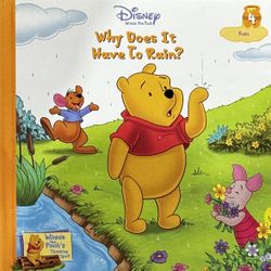 Disney Winnie The Pooh “Why Does It Have To Rain?” Children’s Book