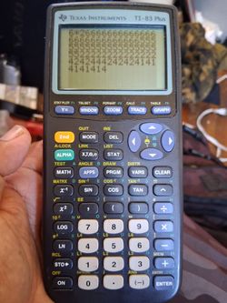 TI83 plus graphics calculator