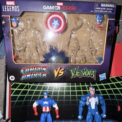 Marvel Legends Game Verse Captain America Vs Venom 