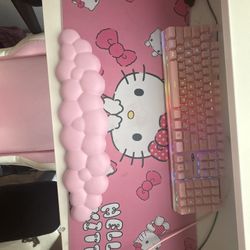 hello kitty gaming set up!