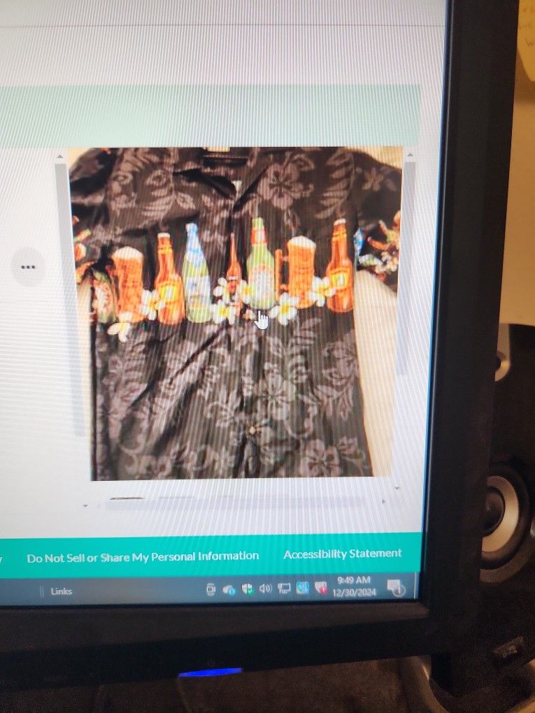 Hawaiian Print Beer Jersey