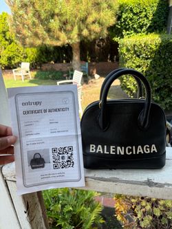 Balenciaga Leather Ville Top Handle Bag