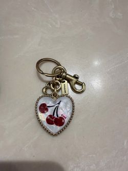 Coach bag charm