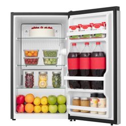 Hisense 4.4-cu ft Mini Fridge (Silver) ENERGY STAR