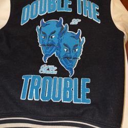 Cookies x OTXBOYZ Black/blue Letterman Jacket