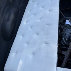 FULL size Headboard, Box Spring And Rails 
