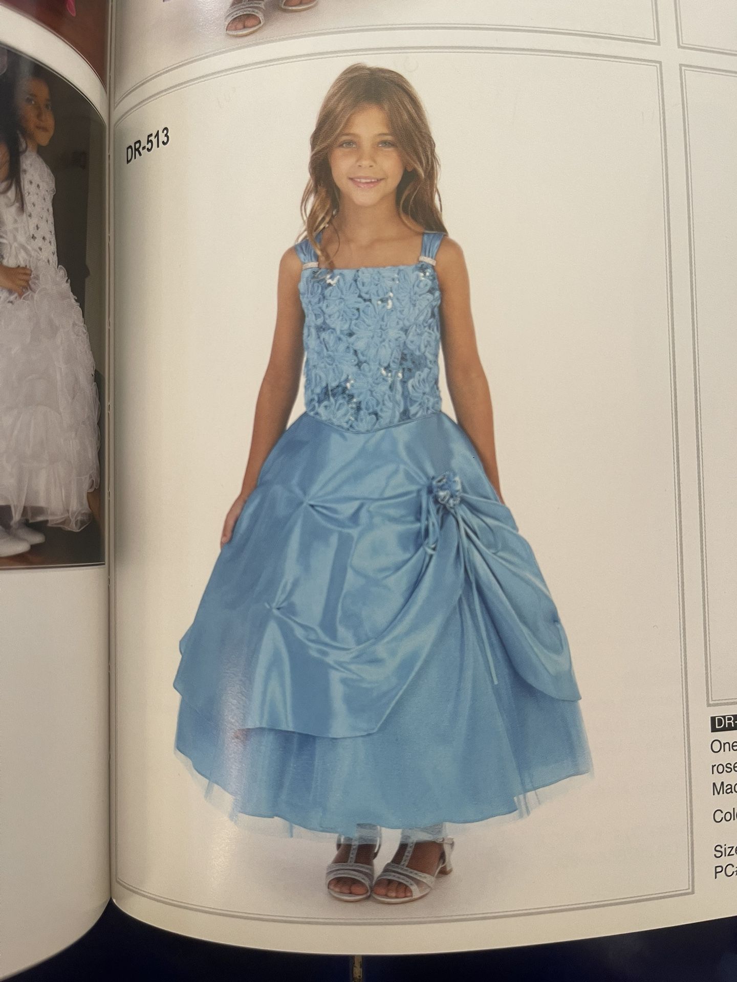 Niña Vestido De Fiesta. Girl Party Dress