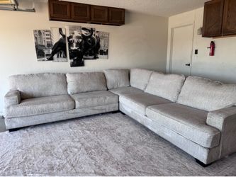 Beige sectional sofa couch sala