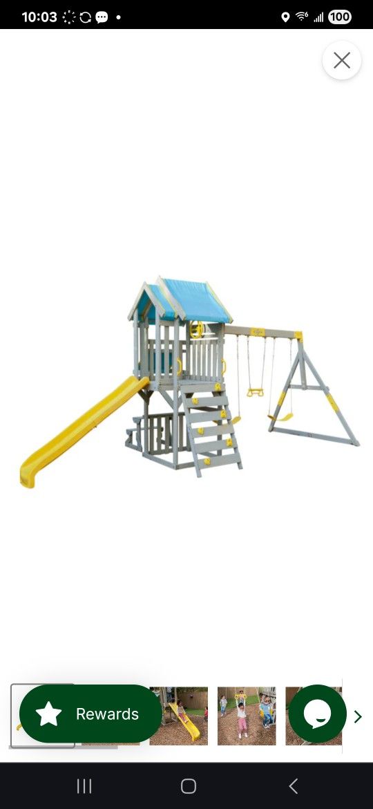 Brand New Seacove Wooden Playset/ Swing Set