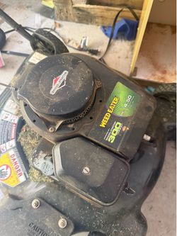 Weed Eater 300 Series push mower with a Briggs & Stratton 300 Series 148cc (4.50 ft-lb) engine