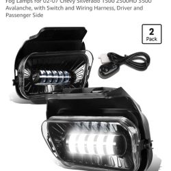 Fog Lights For 02-07 Chevy Silverado 1(contact info removed)HD