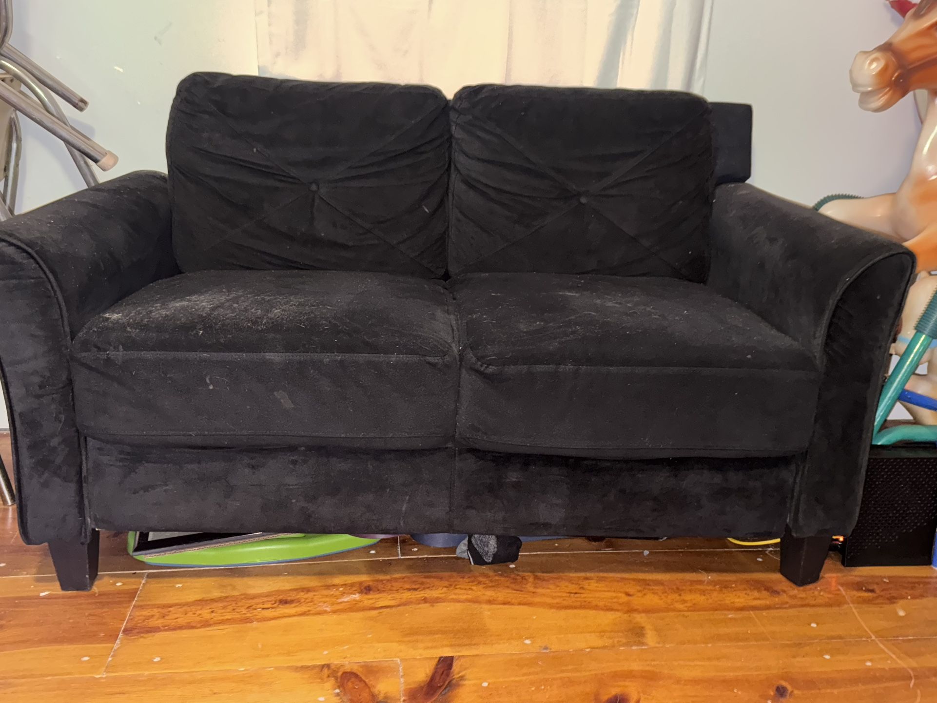 Small Black Couch