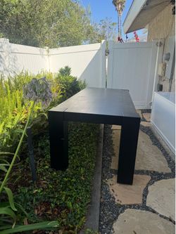 65 inch black dining table crate and barrel free