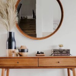 West Elm 30” Round Mirror 