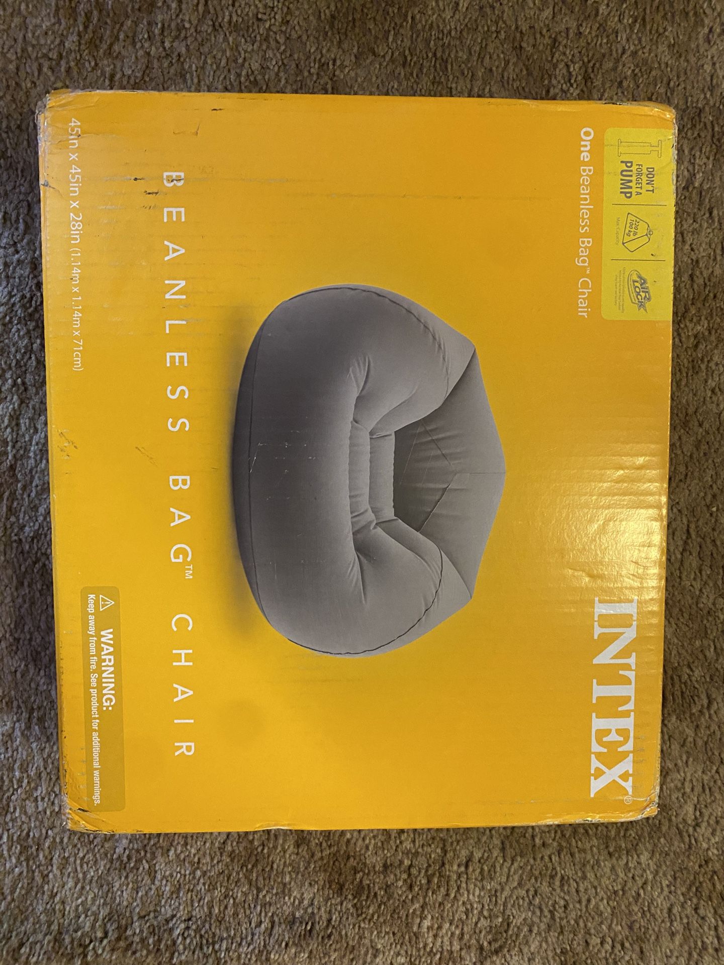 Beanless Bag Inflatable Lounge Chair