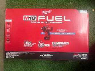 Milwaukee M18 FUEL 1" High Torque Impact Wrench Kit