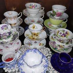 Vintage Teacup Collection From Around The World