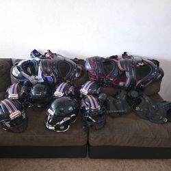 Shoulder Pads And Helmets