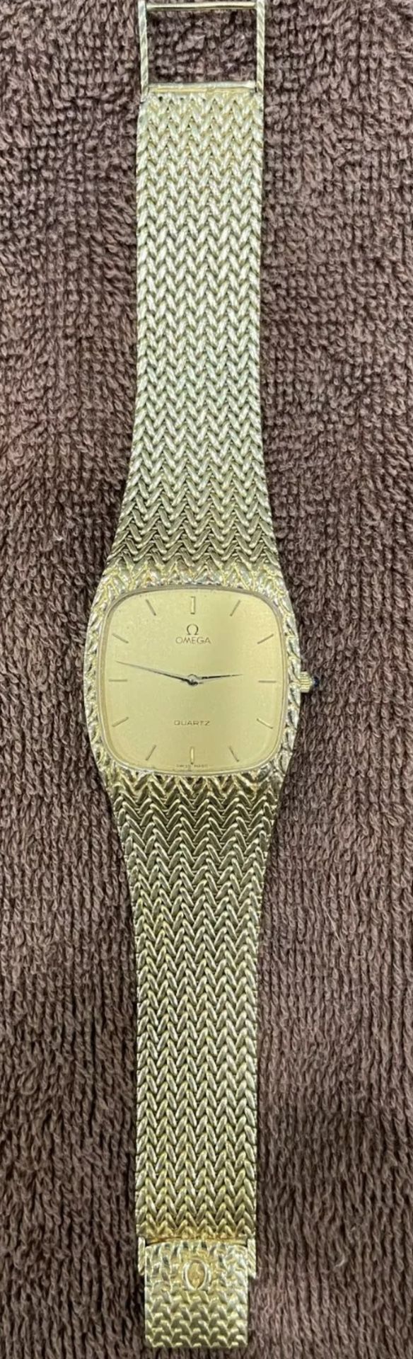 Omega 14k Men’s Gold Vintage Watch - 80’s Hardly Worn - PRICE LOWERED