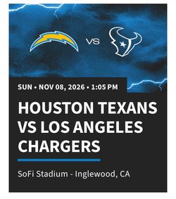 Chargers vs Texans