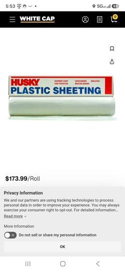 Husky plastic 20x200 2mil