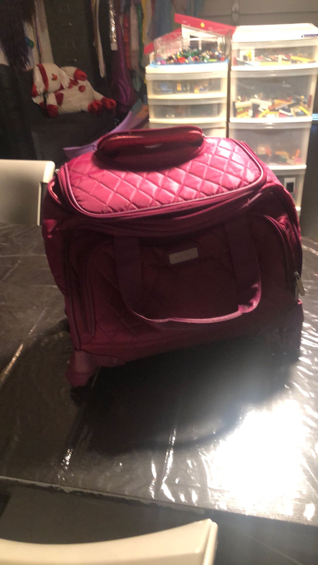 Small Travel Bag With 4 Swivel Wheels