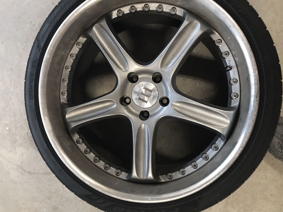 Maya Maido GR5 3 piece wheels and Falken FK453 tires