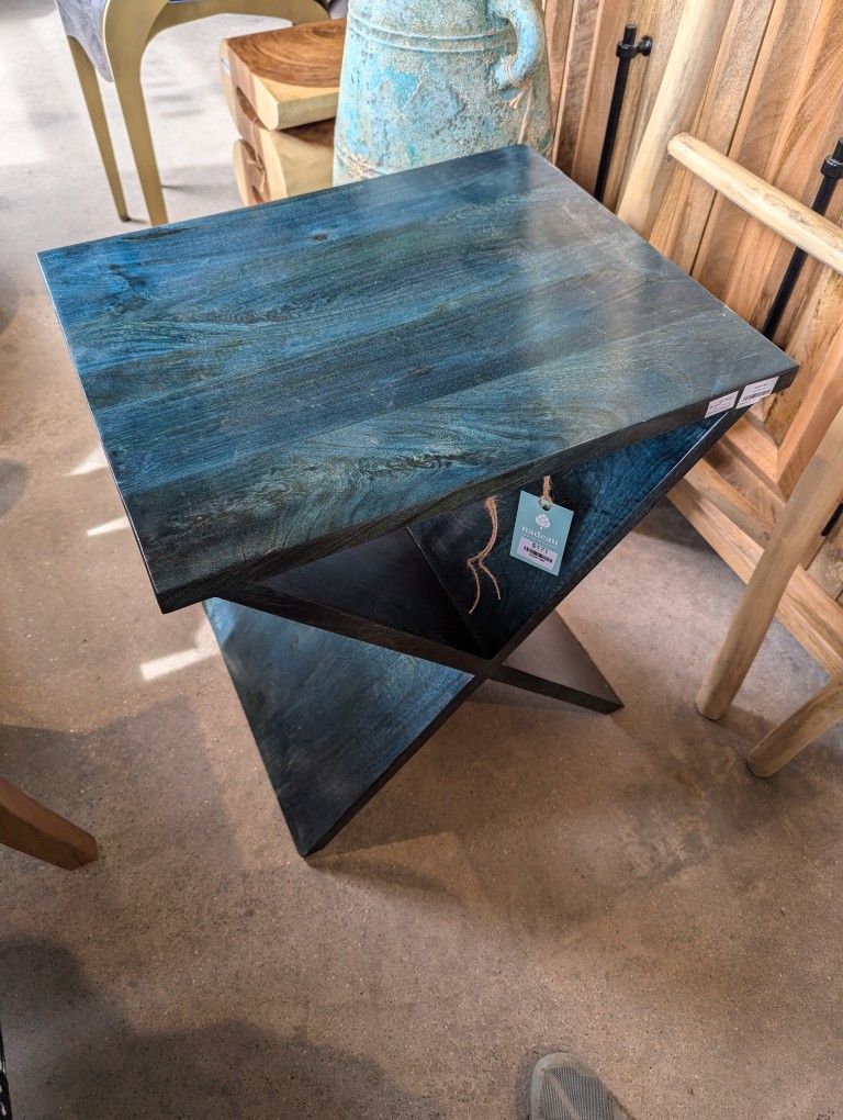 Unique Finish X Style Accent Table $171 Each
