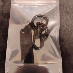 Miami Dolphins Keychain NEW 
