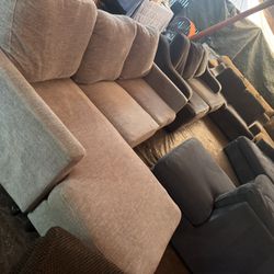Gray Couch With Reversible Chase Good Condition Clean We Sell All The Time Delivery $40 Local