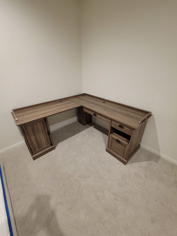 L Shaped Executive Desk Wood