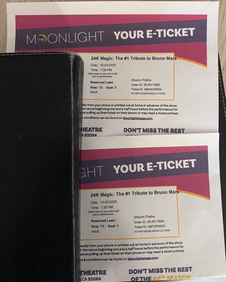 Bruno Mars Tribute at Moonlight