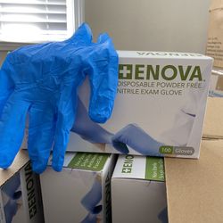 1000pcs blue exam nitrile gloves Size M L