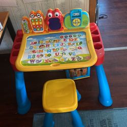 Learning Center Chair Perfect For Kids Learning And Also As Desk