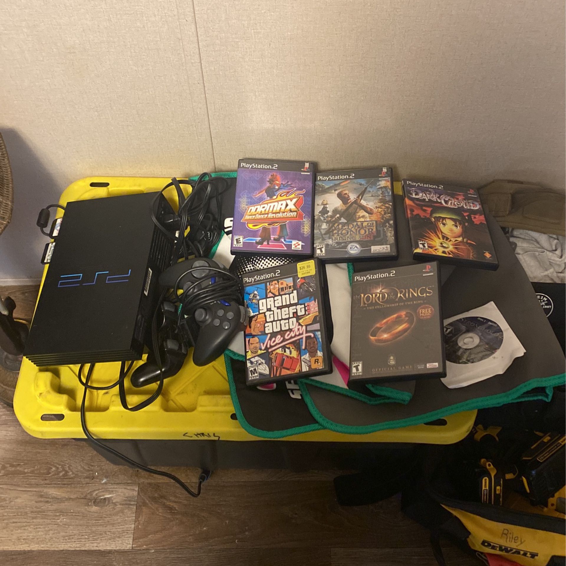 PlayStation 2 With Games And More 