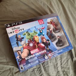 PS3 Disney INFINITY Marvel Super Heroes 2.0 Edition Video Game Starter Pack