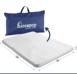 Infant Baby NEW SEALED BOX Hiccapop Playpad For Pack-n-Play Washable 1" Thick Mattress Topper & Carry Bag