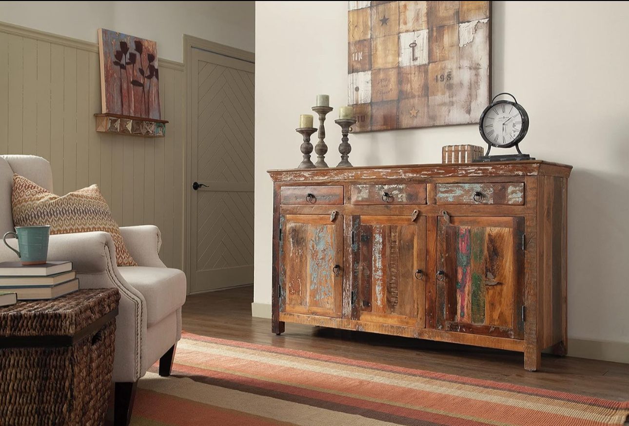 RECLAIMED SOLID WOOD BUFFET/ SIDEBOARD