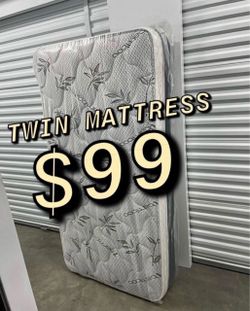New twin mattress only $100