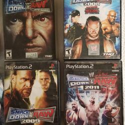 Wwe Smackdown Vs Raw Ps2 Games 1st Game 2008 2009 And 2011