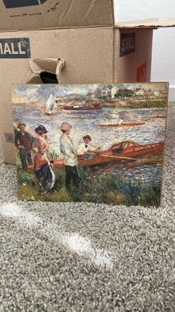 Oarsmen at Chatou - Pierre-Auguste Renoir Painting
