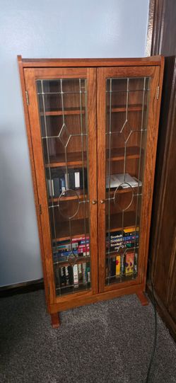Dvd VHS storage cabinet
