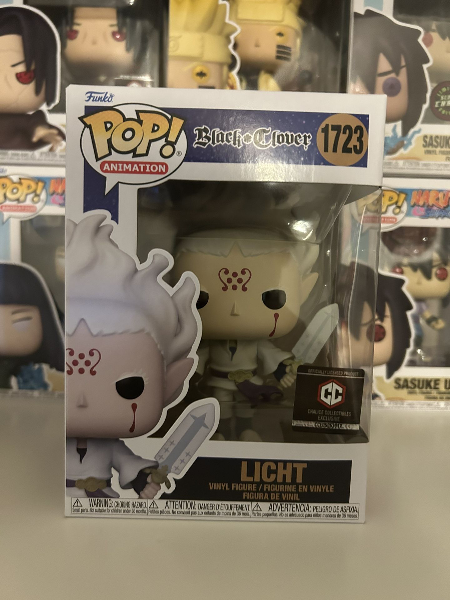 Funko Pop! Animation: LICHT #1723 Black Clover Chalice Collectibles Exclusive