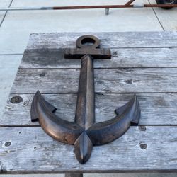 Wall Decoration, Metal Anchor.