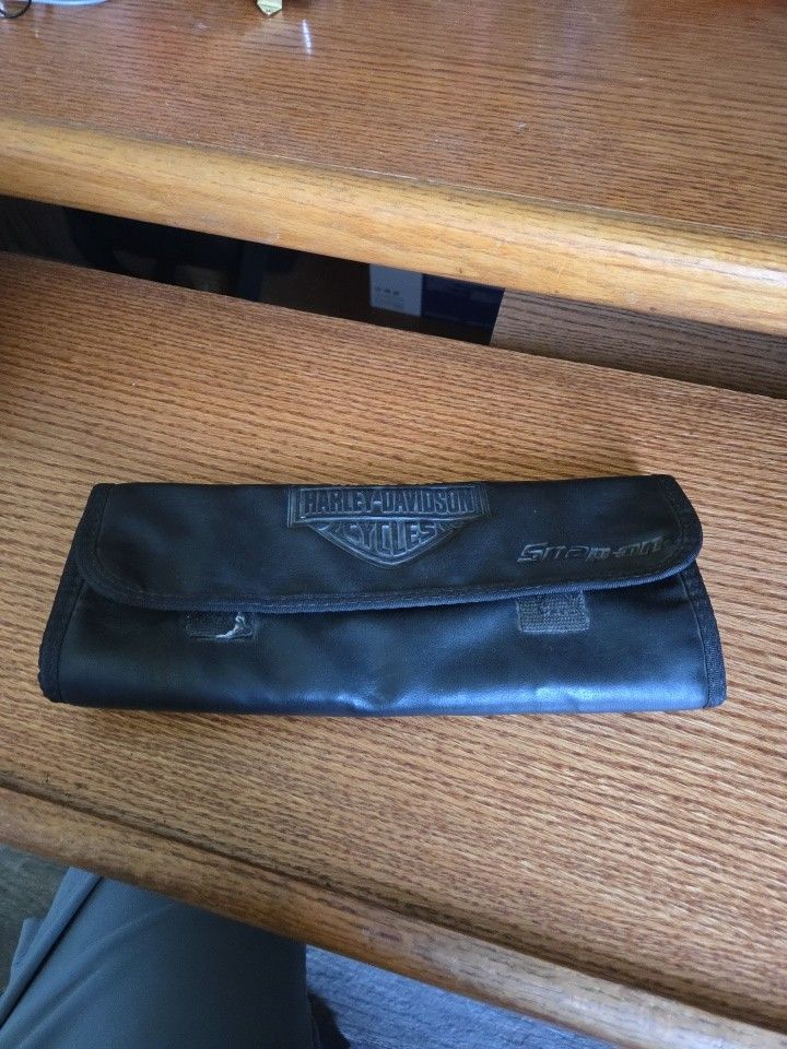 Harley Davidson Vintage Bag Case Snap On Tool Holder