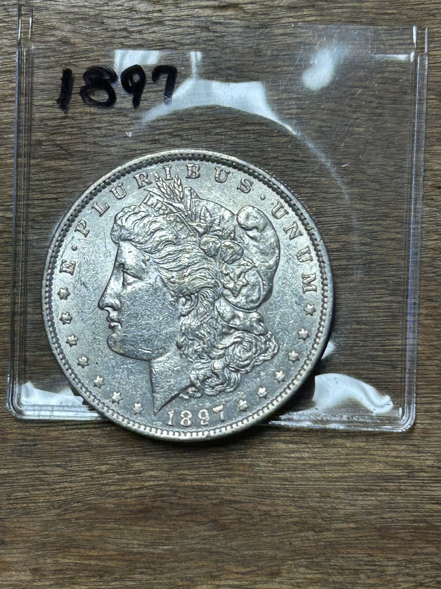 1897 Uncirculated Morgan Silver Dollar